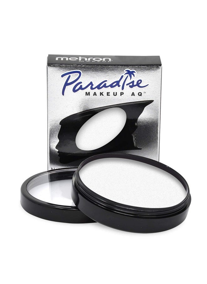 Makeup Paradise Makeup Aq Pro Size | Stage & Screen, Face & Body Painting, Special Fx, Beauty, Cosplay, And Halloween | Water Activated Face Paint & Body Paint 1.4 Oz (40 G) (White)