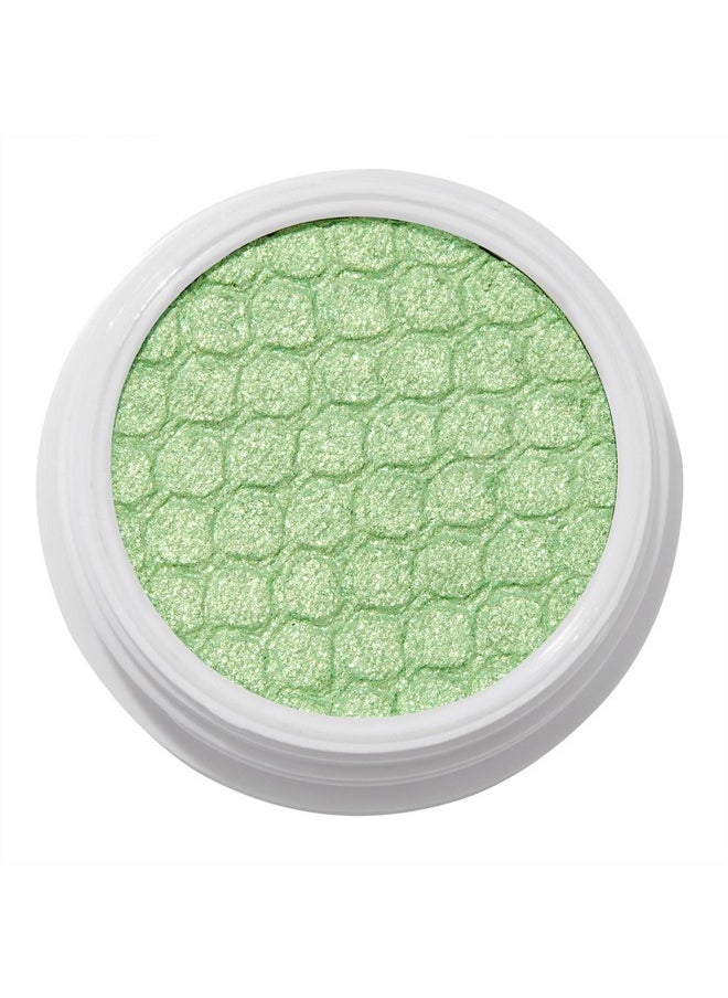 Super Shock Shadow - High-Pigment, Crème-Powder Eye Makeup - Single Glitter Eyeshadow With Zero Fallout And Unique Bouncy Texture - Soft Seafoam Green Eyeshadow - Obvi (0.07 Oz)