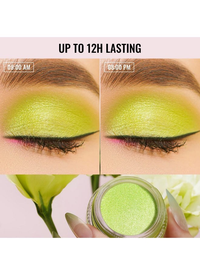 Shimmer Cream Eyeshadow Also For Highlighter Blendable Eye Shadow Waterproof&Long Lasting With Moisturizing Formula Soft Shimmer Eye Make-Up,Vegan & Cruelty-Free,6G P06