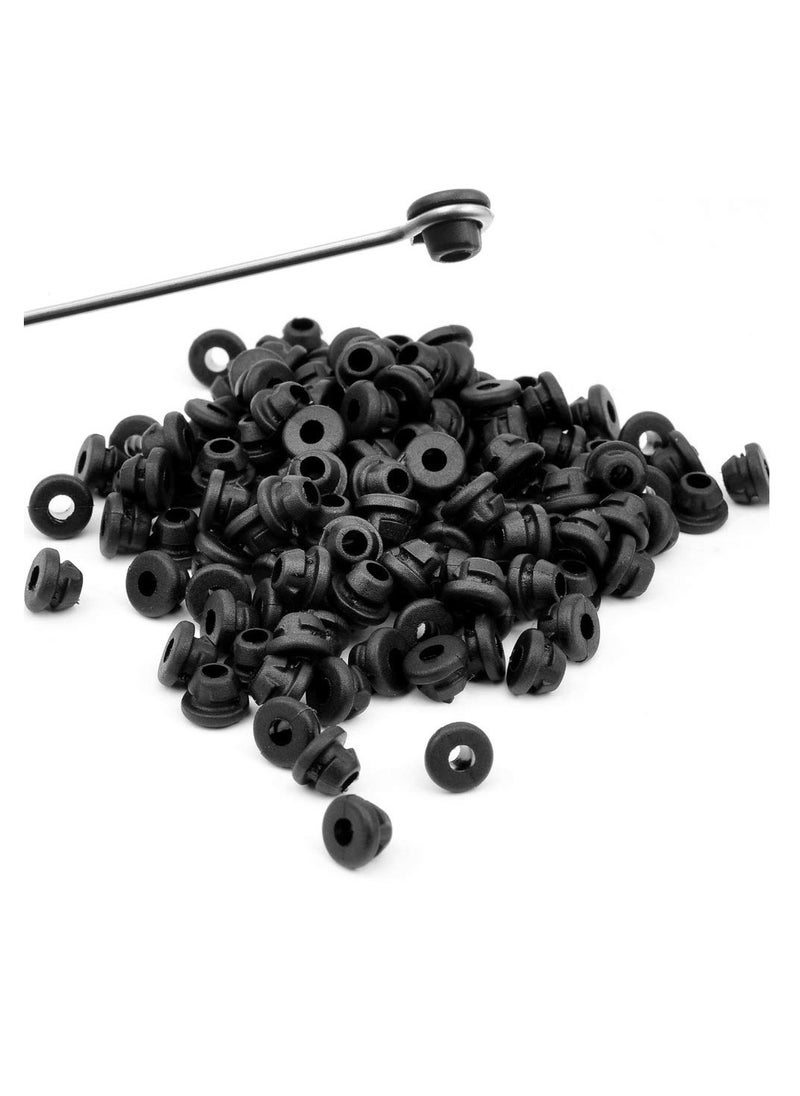 Tattoo Grommets - Autdor 300Pcs Tattoo Rubber Grommets Soft Silicone Tattoo Needle Grommets Nipples for Tattoo Machine Needles Armature Bar Supply Tattoo Accessories Tattoo Supplies