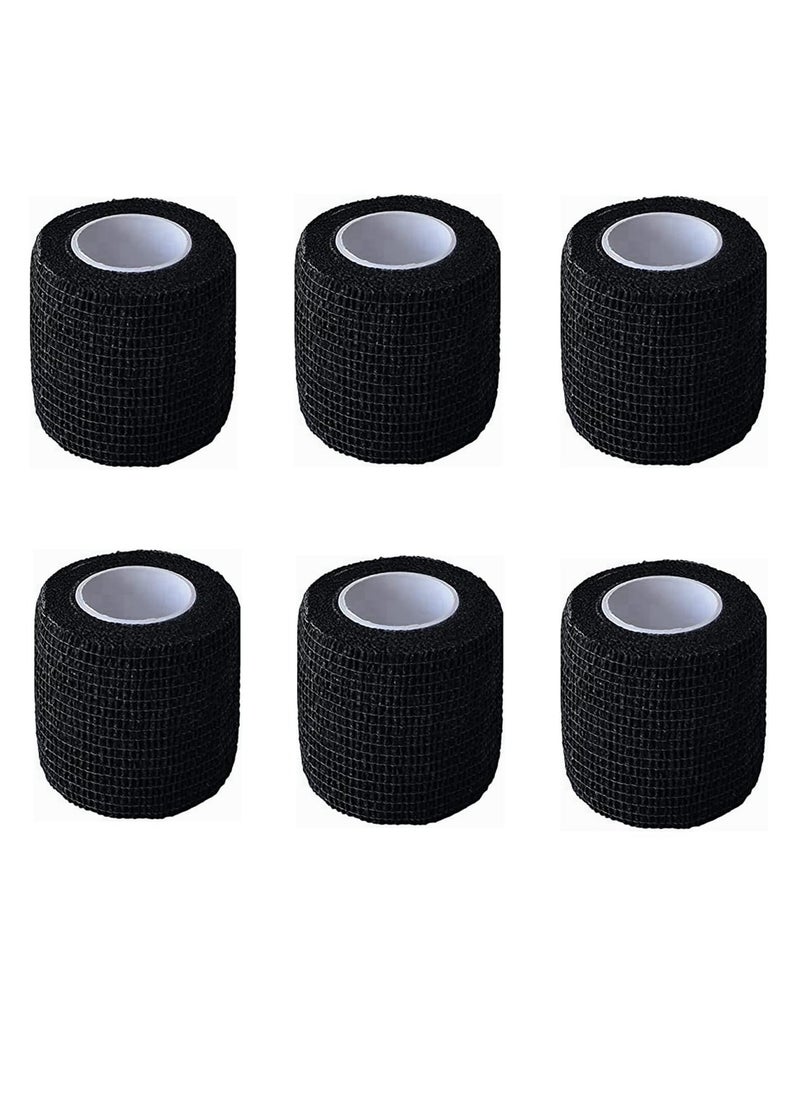 Large 400pcs Tattoo Machine Pen Covers with 6pcs Tattoo Grip Tape Machine Wrap Cover,New Star Tattoo Black Tattoo Pen Cover Grip Cover Tattoo Pen Sleeves with Black Tattoo Grip Wrap Self-Adherent Tape