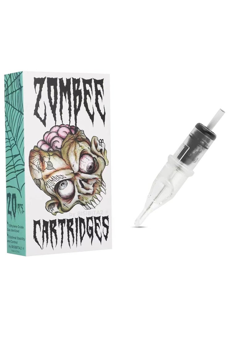 Zombee Disposable Tattoo Needle Silicon Cartridge 20Pcs (1205RL)