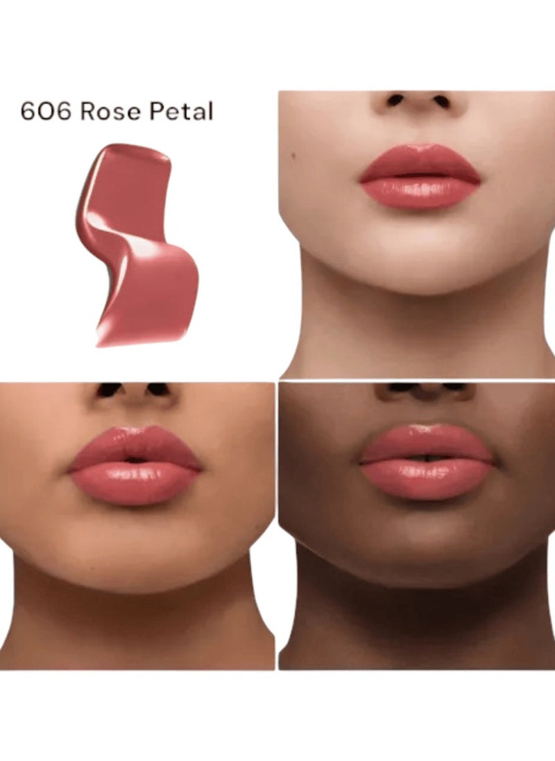 BURBERRY Brit Shine Lipstick- 606 Rose Petal, 3g