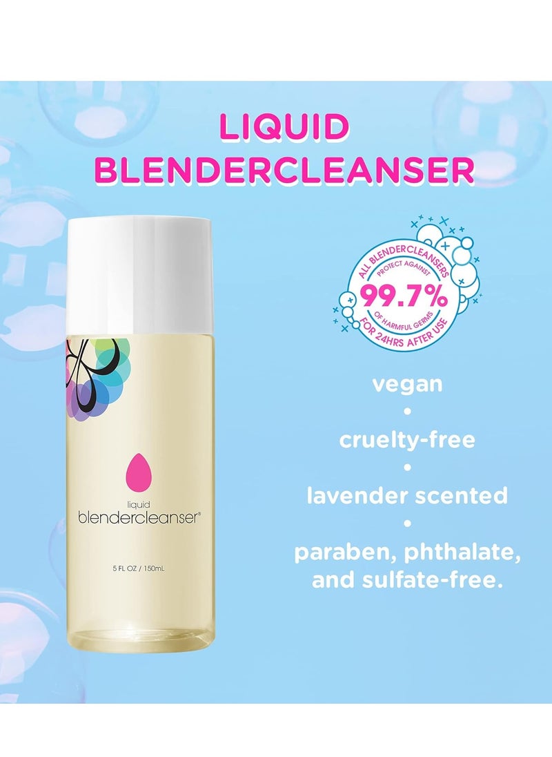 BEAUTYBLENDER Liquid BLENDERCLEANSER for Cleaning Makeup Sponges, Brushes & Applicators, 3 oz. Vegan, Cruelty Free and Made in the USA