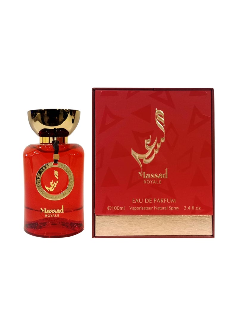 Al Wataniah Perfume 100ML - Massad Royale  Opulent Fragrance for Men