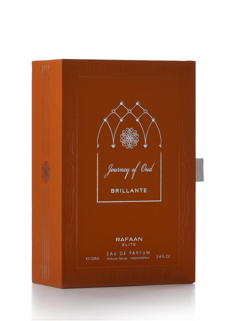 ourney Of Oud Brilliante Rafaan Elite Collection by La Parfum Galleria Eau De Parfum 100ml – Unisex Luxury Fragrance with Apple, Cinnamon, and Vanilla Notes