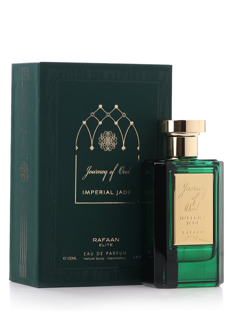 Journey Of Oud Imperial Jade Rafaan Elite Collection By La Parfum Galleria | Eau De Parfum | Unisex Luxury Fragrance | 100 ML .