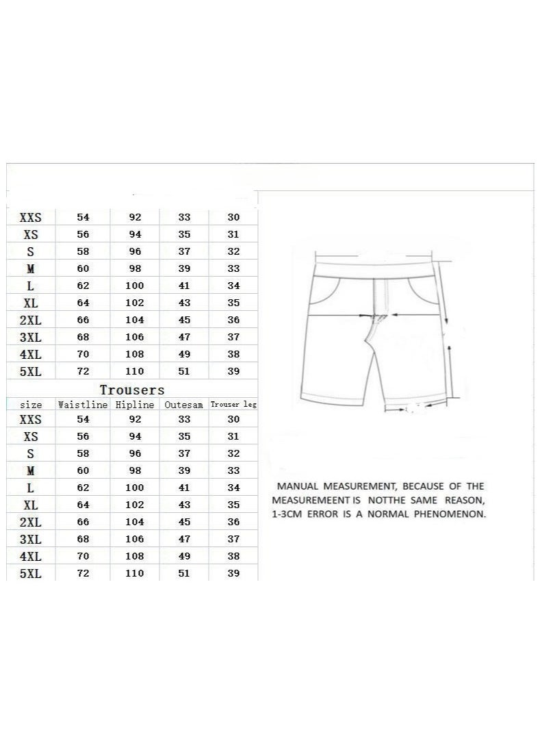 New Naruto 309D Digital Printed Dragon Ball Double Layer Shorts