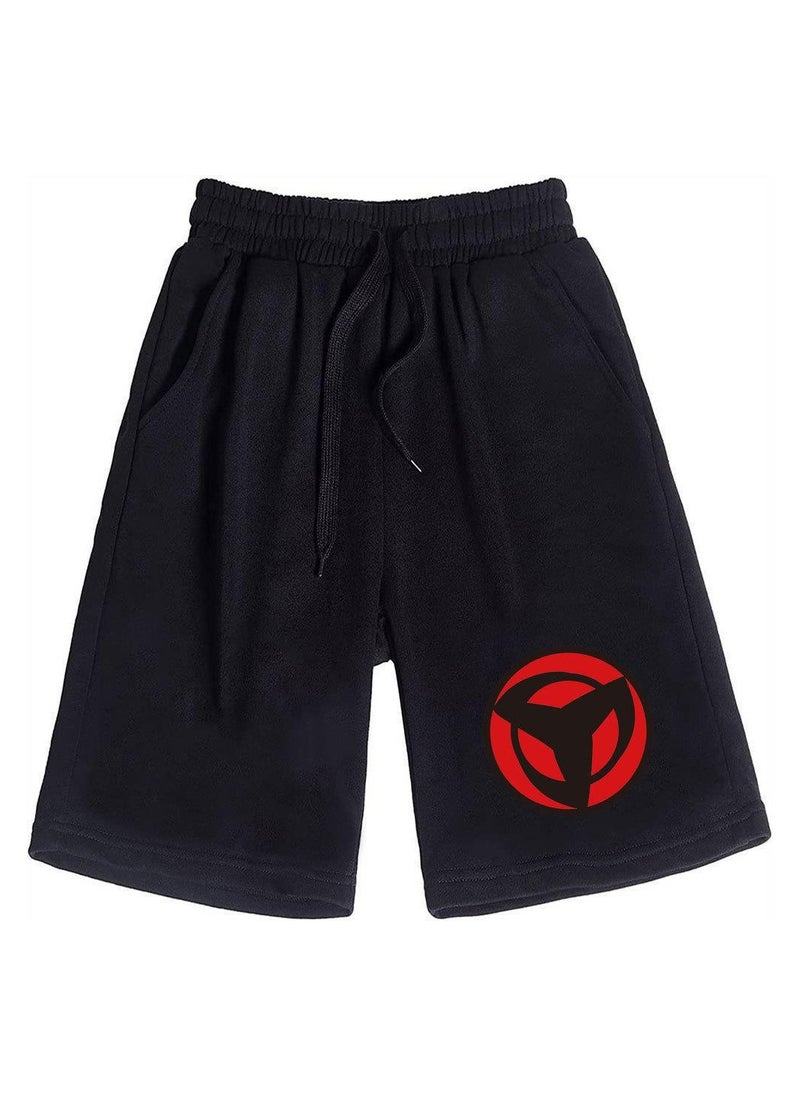 New Naruto 2028D Digital Printed Dragon Ball Double Layer Shorts