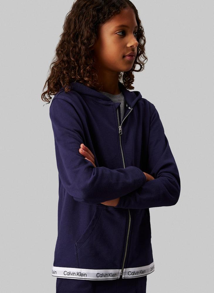 Youth Zip Through Sweatshirt