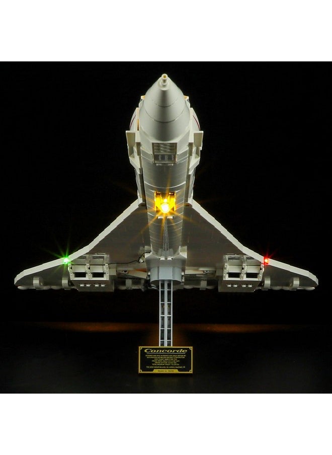 Lighting Kit For Lego Icons Concorde - Compatible With Lego 10318 Building Set- Not Include Lego Set