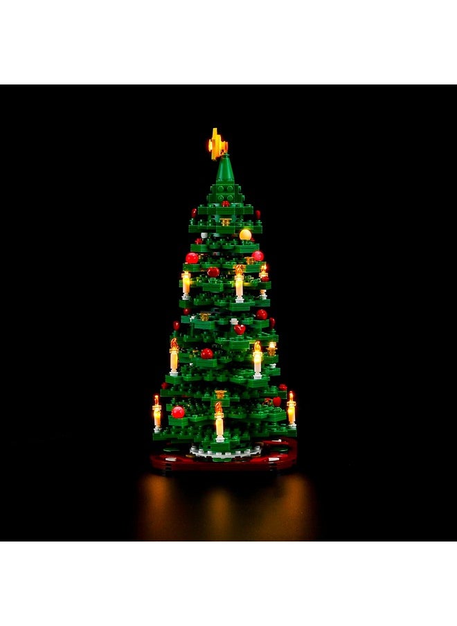 Led Lighting Kit For Lego-40573 Christmas Tree - Compatible With Lego Building Blocks Model- Not Include The Lego Set