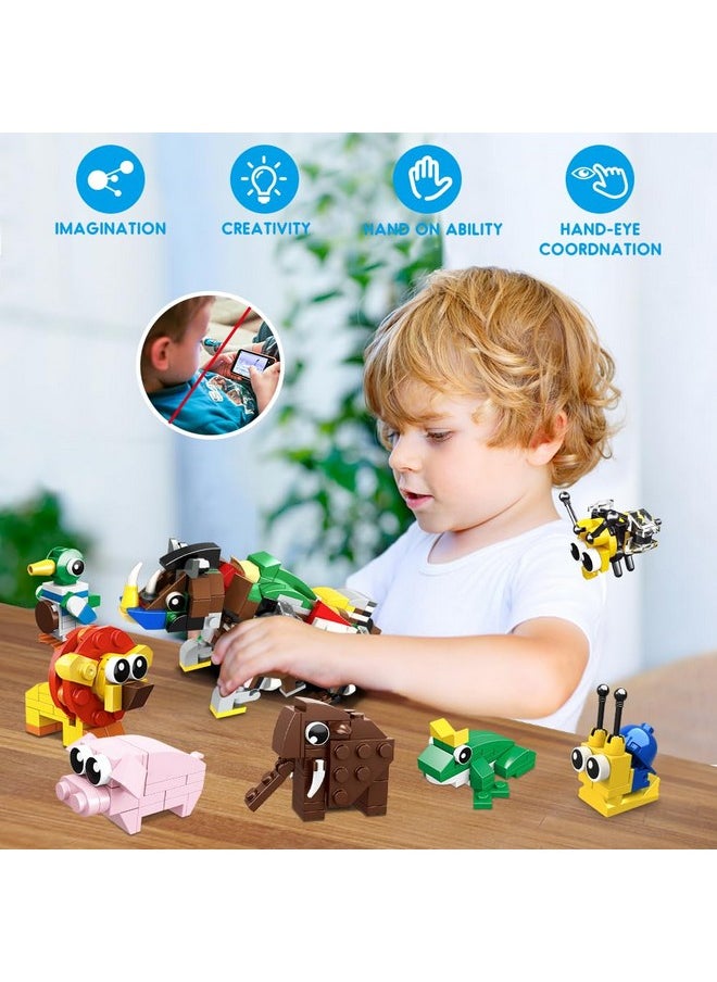 30 Packs Party Favors For Kids - 867Pcs Animals Building Blocks Sets For Classroom Prizes Goodie Bag Fillers Stocking Stuffers Birthday Valentines Easter Gifts For Kids Boys Girls 6+