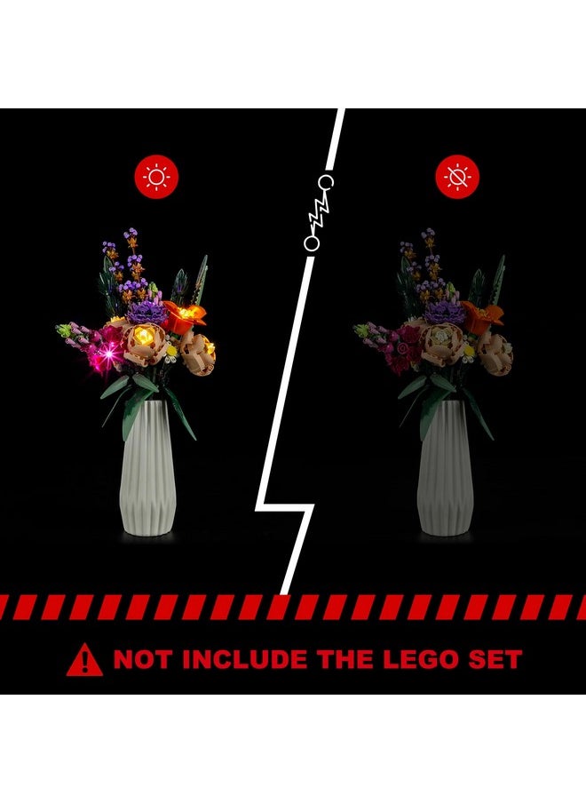 Led Light Kit For Lego-10280 Flower Bouquet - Compatible With Lego Icons Building Set- Not Include Lego Set