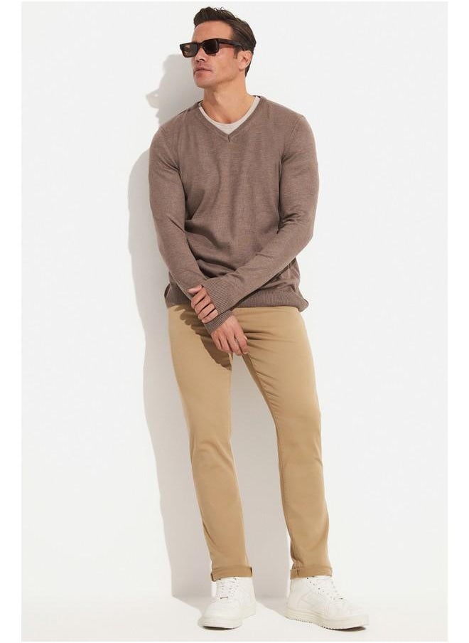 June Men's Five Pocket Pants Tan