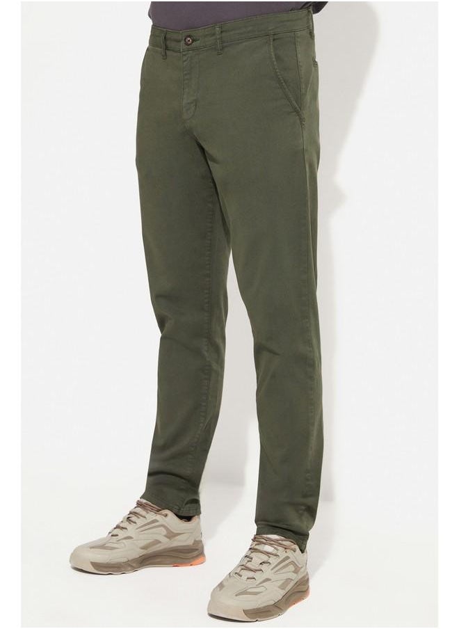 June Men's Side Pocket Trousers Khaki