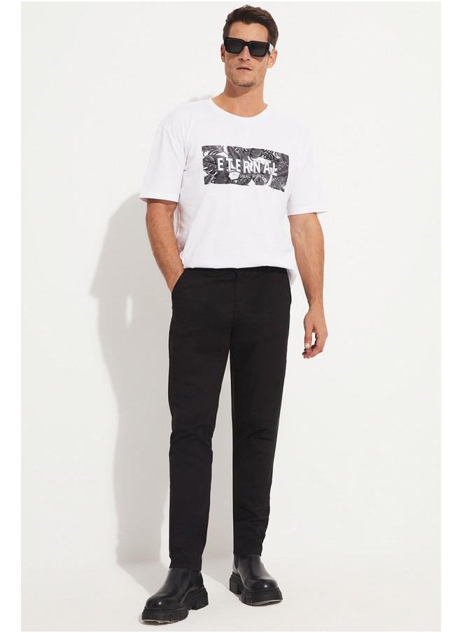 June Men's Side Pocket Trousers Black