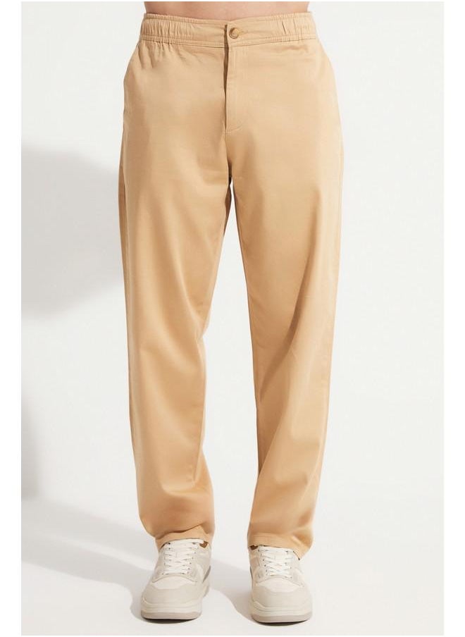 June Men Trouser Light Brown