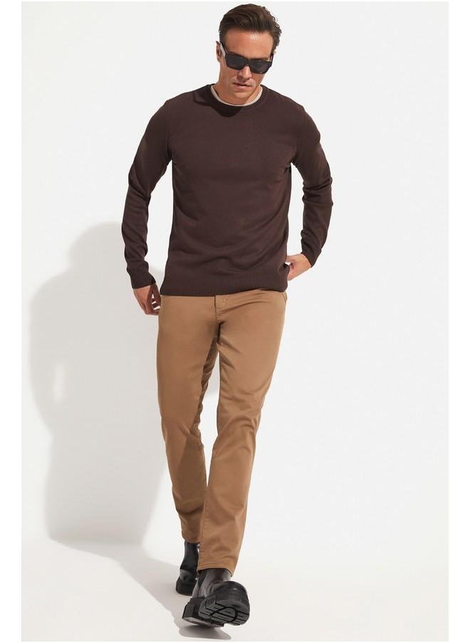 June Men's Side Pocket Trousers Tan