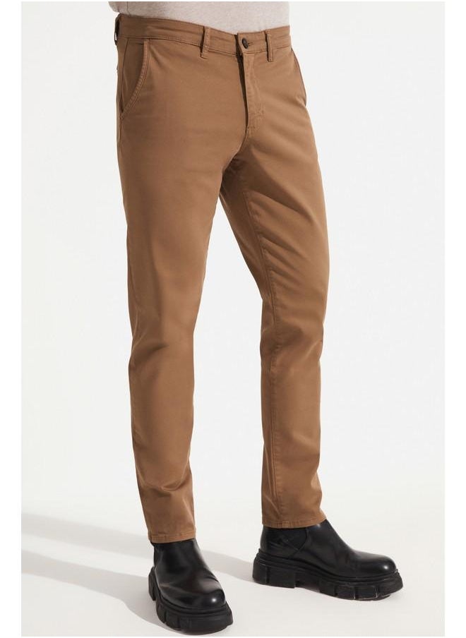 June Men's Side Pocket Trousers Tan