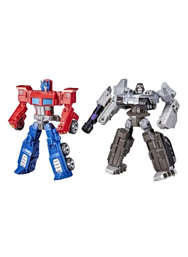 Toys Heroes And Villains Optimus Prime And Megatron 2-Pack Action Figures - For Kids Ages 6 And Up, 7-Inch (Amazon Exclusive)