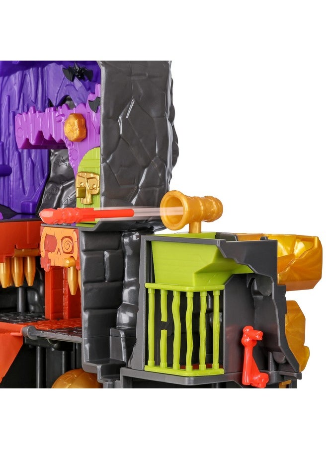 Lost Lands Skull Island Skull Temple Mega Playset, 40 Levels Of Adventure. 4 Micro Sized Action Figs. Survive The Traps And Discover Guaranteed Real Gold Dipped Treasure