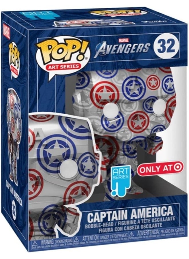 Funko Pop! Artist Series: Patriotic Age - Captain America (Exc), Action Figures