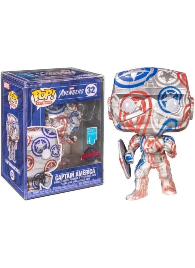 Funko Pop! Artist Series: Patriotic Age - Captain America (Exc), Action Figures