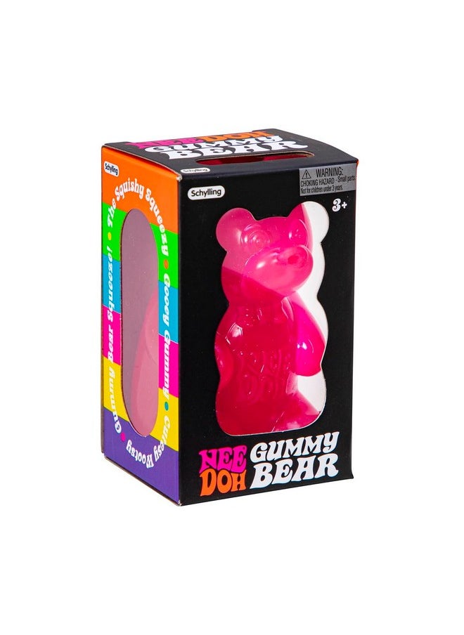 Needoh Gummy Bear - Sensory Fidget Toy With Jelly-Like Filling - 3.5