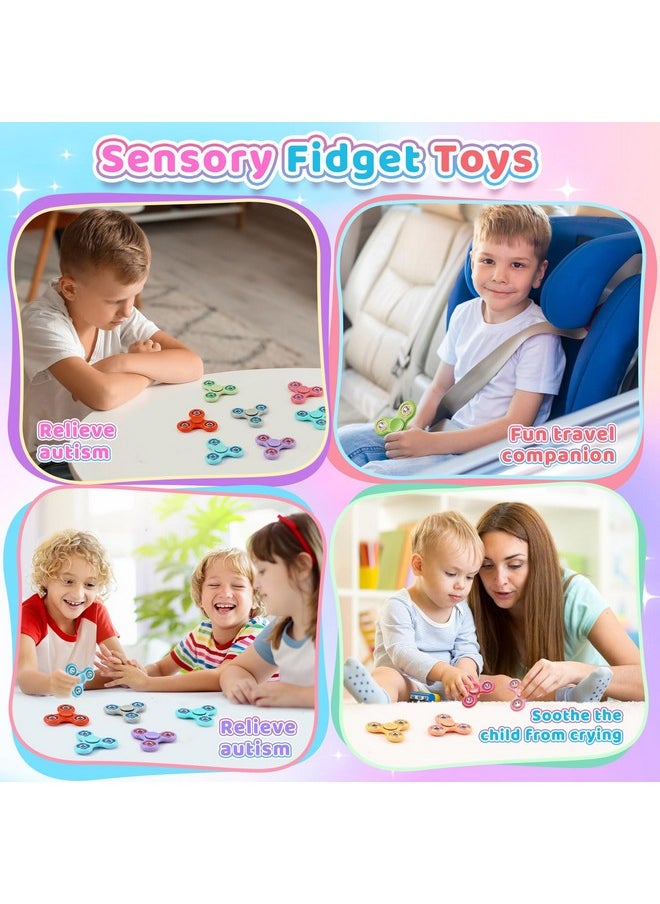 Fidget Spinners 12 Pack, Sensory Fidget Toys Classroom Prizes For Boys Girls, Bulk Christmas Party Favors For Kids 8-12, Goodie Bags Stuffers, Adhd Anxiety Fidget Spinner Birthday Return Gifts