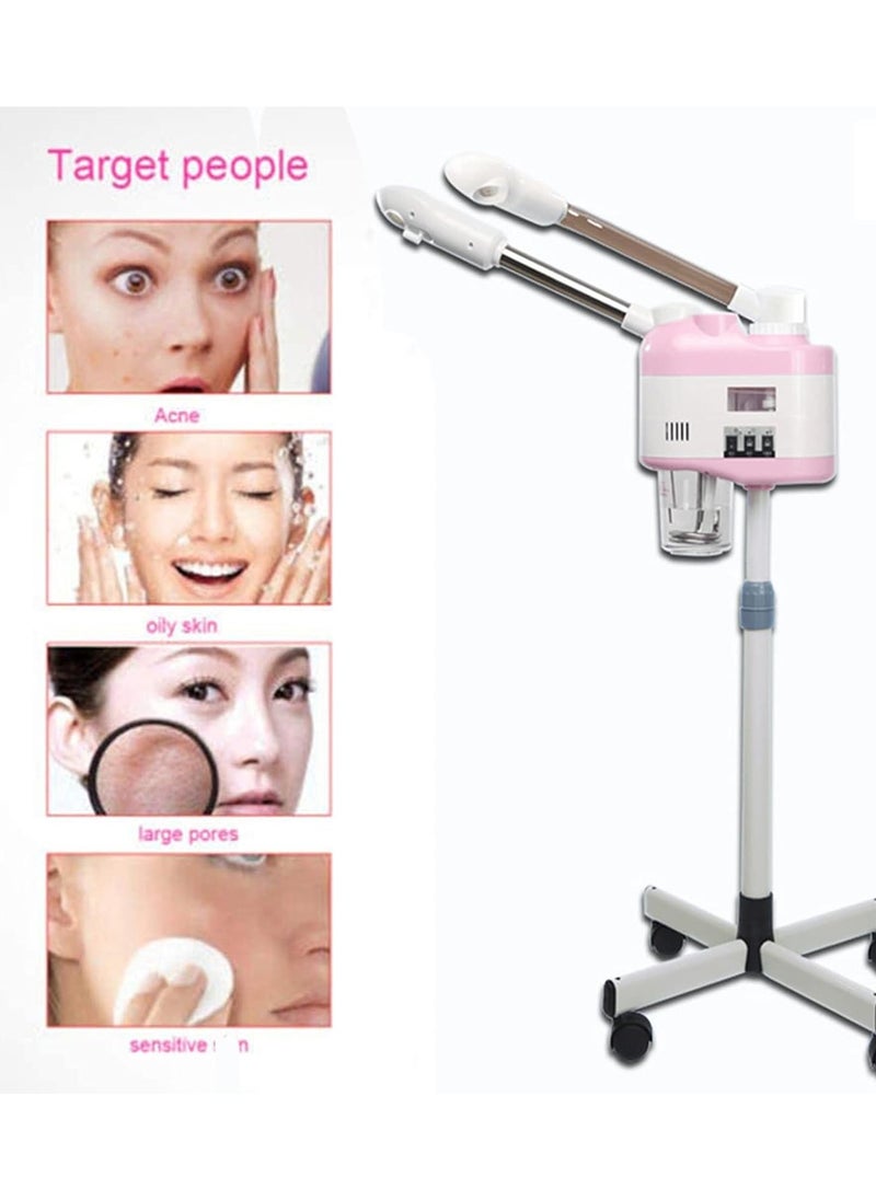 Multifunction Facial Steamer, Facial Steamer 2 in 1 Hot and Cold