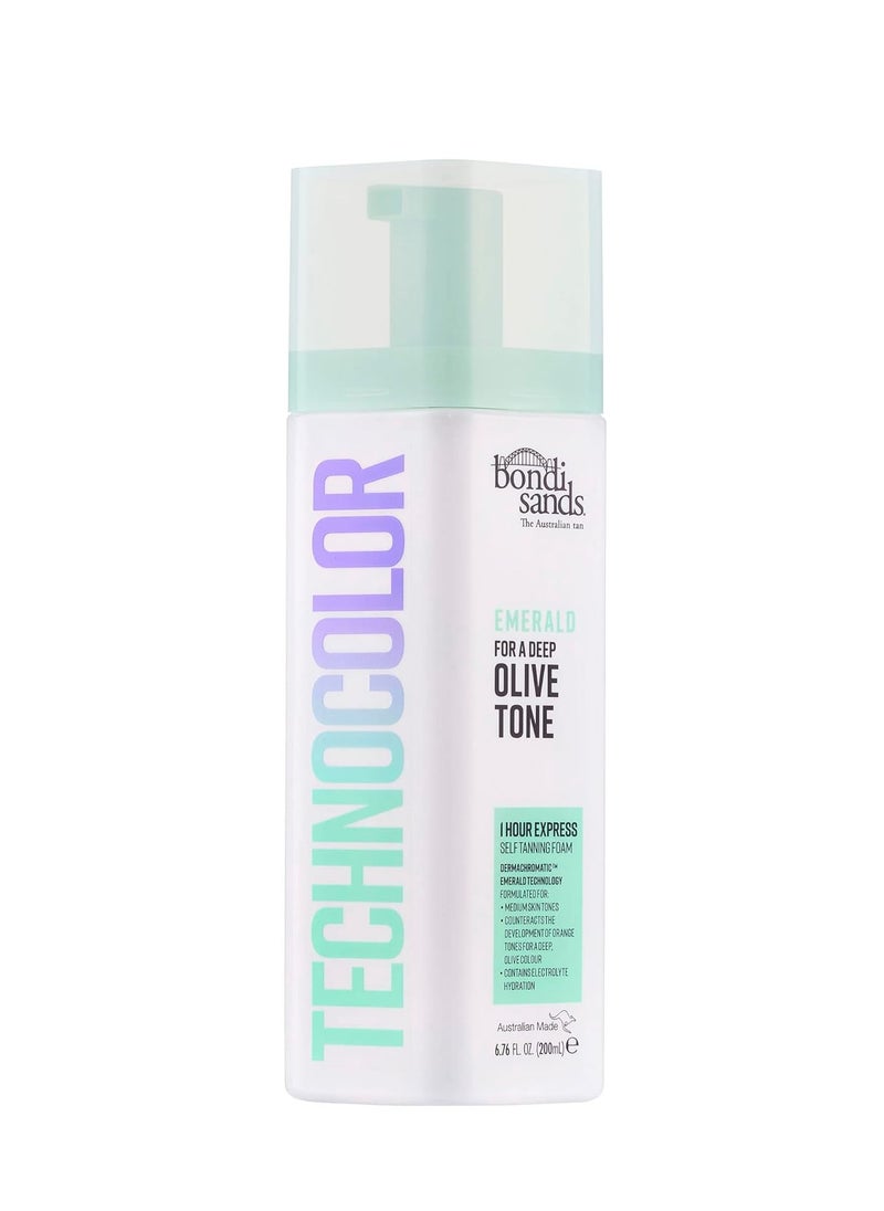 Bondi Sands Technocolor 1 Hour Express Self Tanning Foam, Innovative Formula, Hydrates for Natural Enhanced Skin Results, Available in 4 Shades