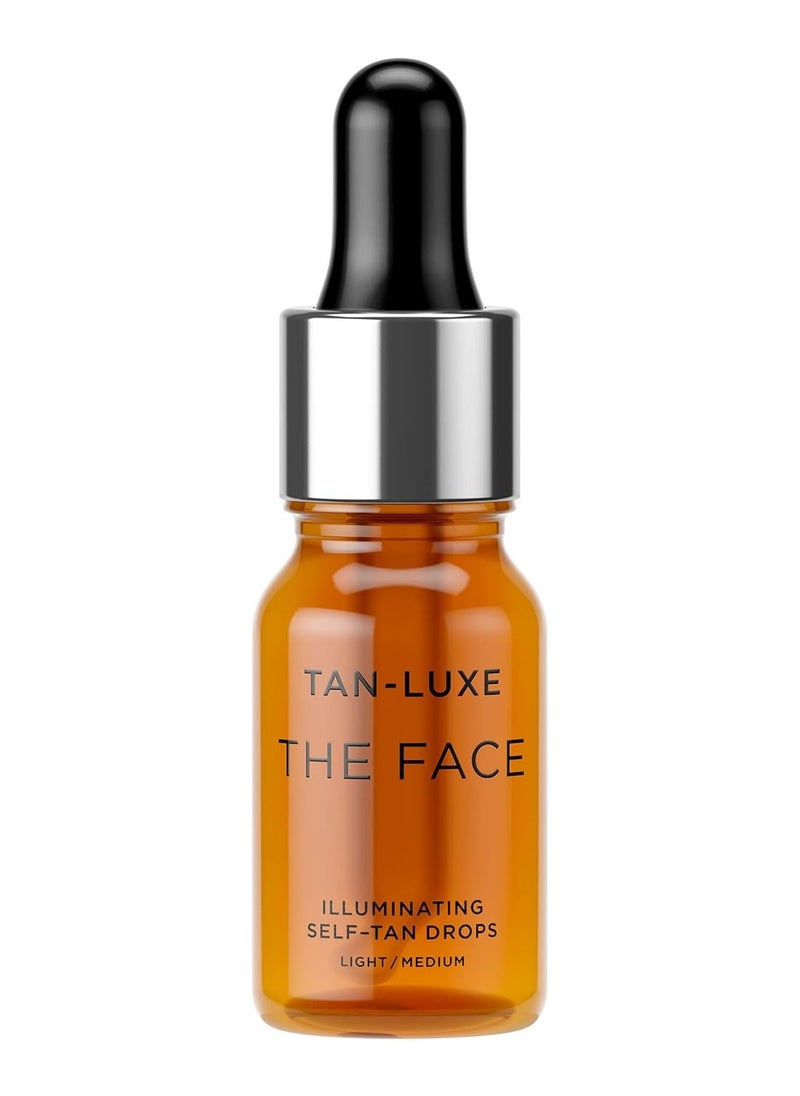 TAN-LUXE The Face - Illuminating Self-Tan Drops to Create Your Own Self Tanner, Cruelty & Toxin Free