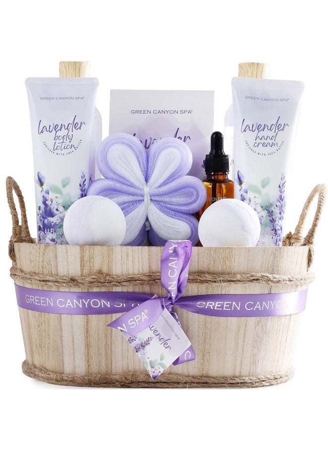 Spa Gift Baskets For Women 11Pcs Lavender Bath Gift Sets With Body Lotion, Essential Oil,Spa Gifts For Women, Bath Sets For Women Gifts, Christmas Gift Sets For Her