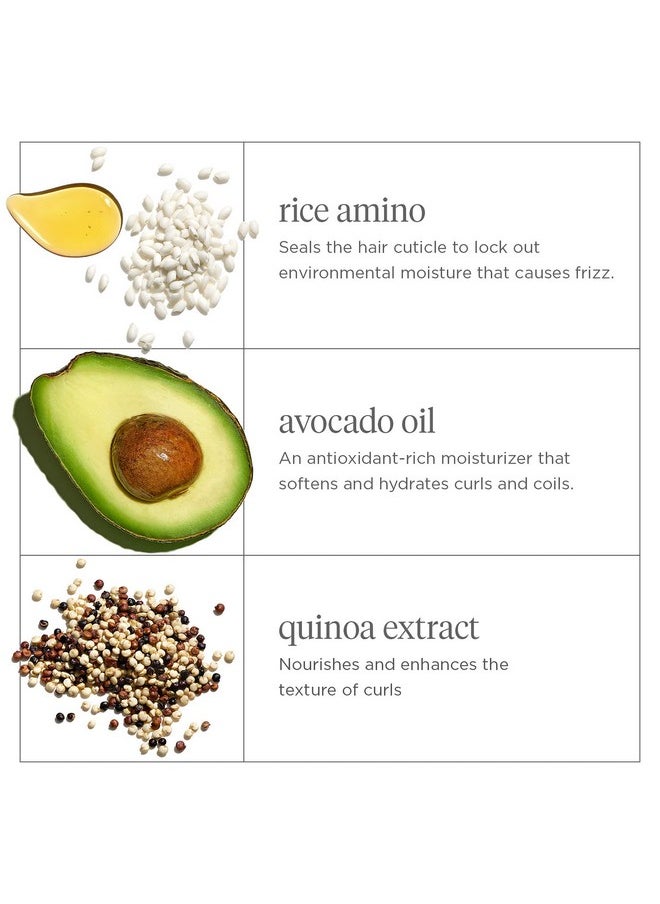 Curl Charisma Rice Amino + Avocado Leave-In Defining Crème, Anti Frizz Hair Styling Moisturizer, Leave In Cream For Wavy, Curly, Coily Hair, Boosts Hydration, Vegan, Cruelty-Free, 2 Fl Oz