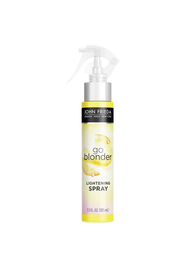 Sheer Blonde Go Blonder Lightening Spray, Controlled Hair Lightener To Gradually Lighten Hair, With Citrus And Chamomile Blondmend Technology, 3.5 Ounce