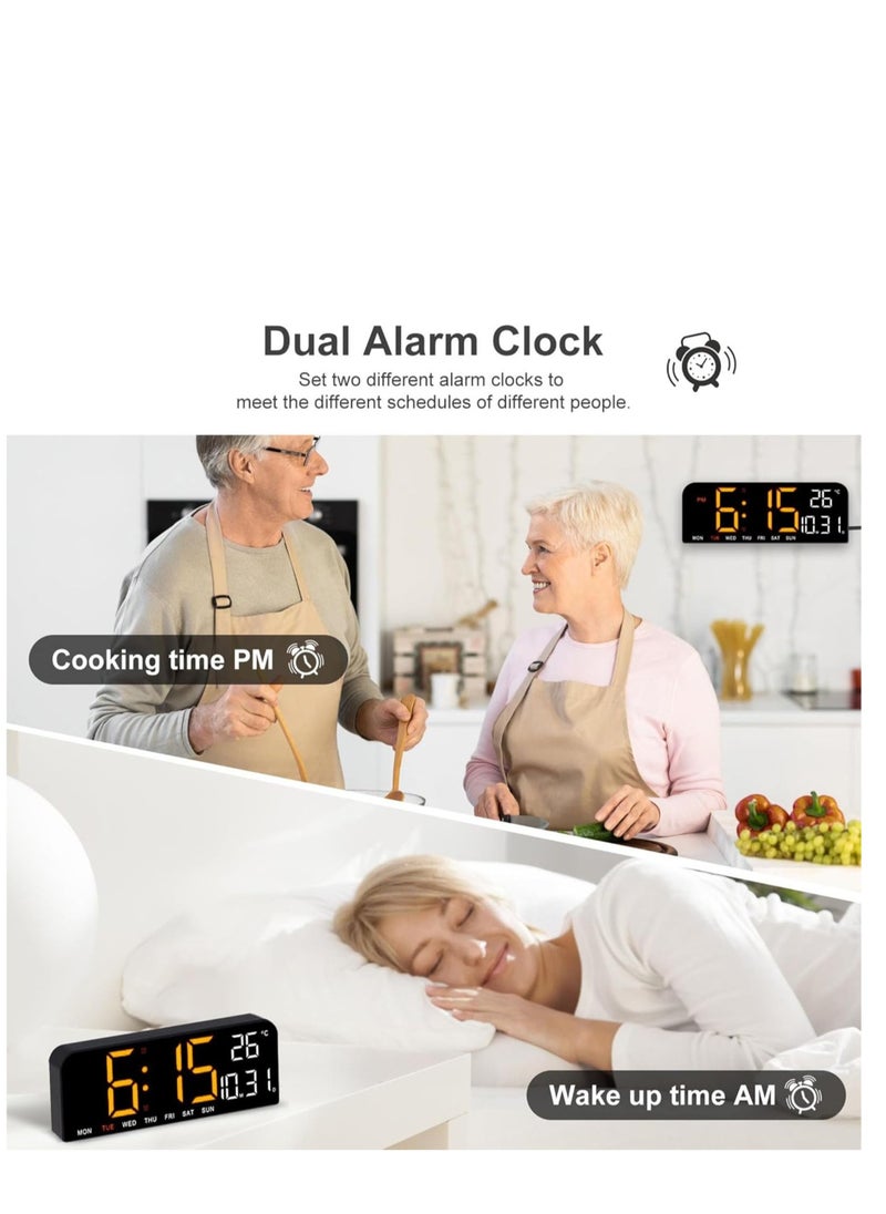 Digital LED Wall Clock – 10