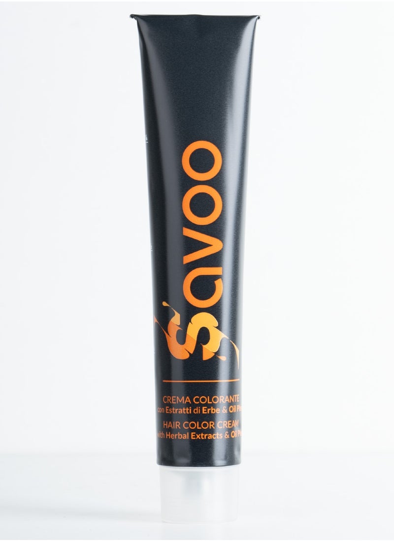 SAVOO Hair Color Cream 5.11 Light Olive Brown - Herbal Extracts & Oil Plex 100ml