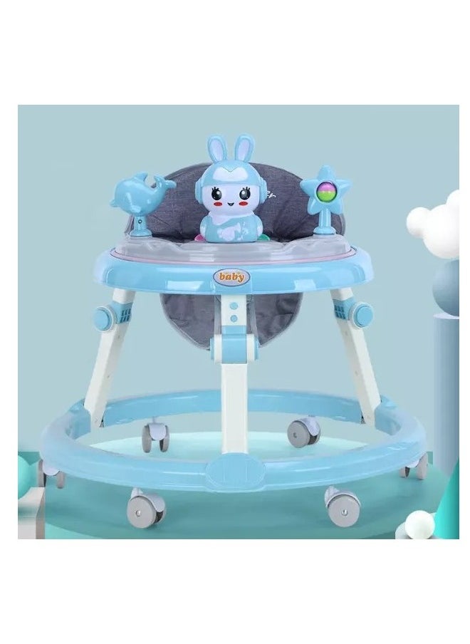 Baby walker for Babies Anti-o-leg Multi-function Anti-rollover Baby Walker wheels and Seat Music Push Walker Stroller