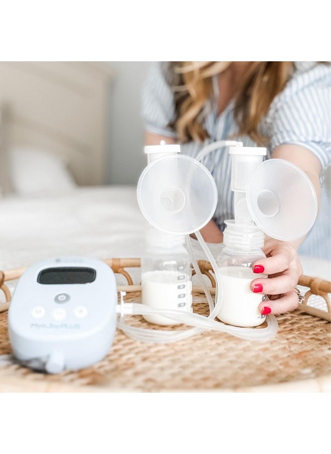 Hygienikit Universal Milk Collection System | Hands Free Breast Pump Accessories | (New & Improved) | Breastfeeding Supplies | Pumping Essentials | Flanges, Bottles, Valves, Diaphragms & Tubing
