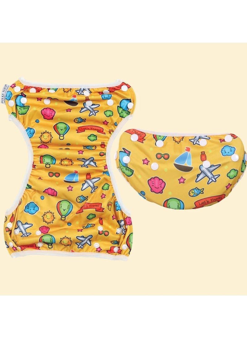 Polka Tots Reusable Swim Diaper - Travel