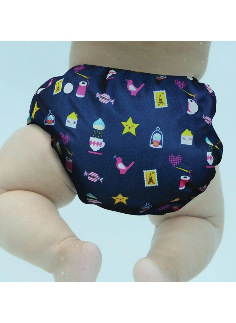 Polka Tots Reusable Swim Diaper - Icons