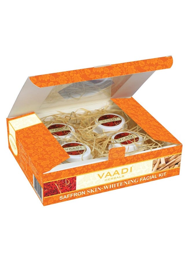 Facial Kit - Saffron-Sandal Facial Kit With Sandalwood Oil, Lemongrass, Orange Peel & Shea Butter ★ All Natural ★ Suitable For All Skin Types Unisex - ★ 70 Grams