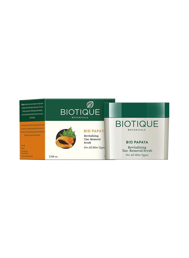 4-Piece Bio Papaya Revitalizing Tan-Removal Scrub 75grams