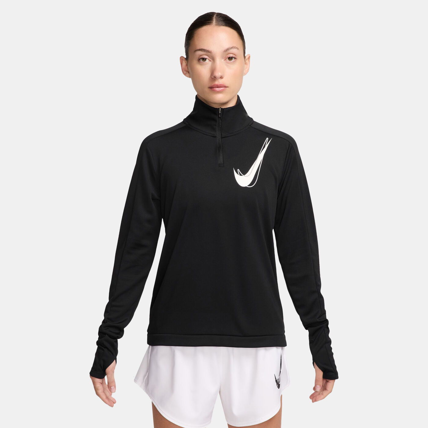 Women's Swoosh Mid Layer 1/2-Zip Running Top