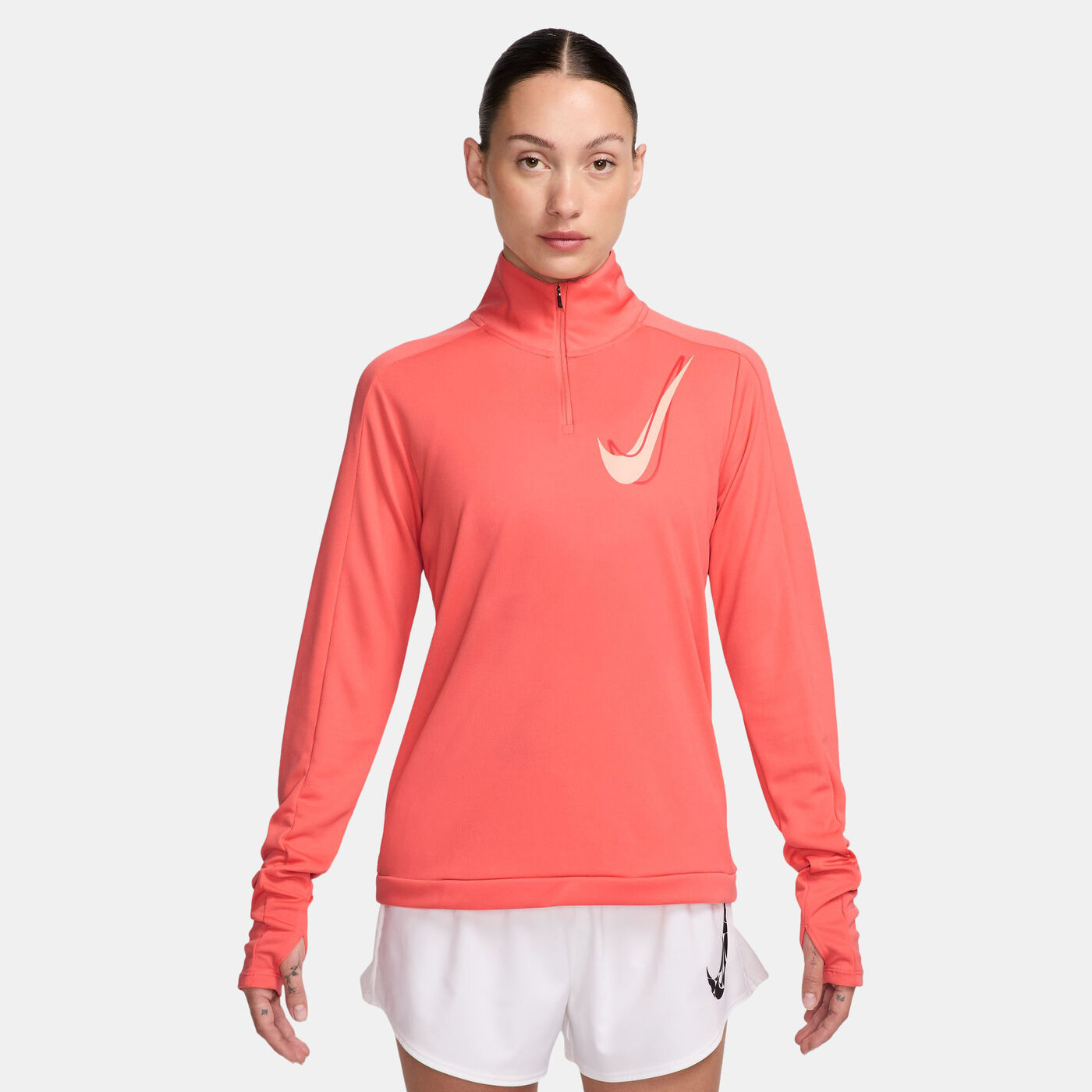 Women's Swoosh Mid Layer 1/2-Zip Running Top