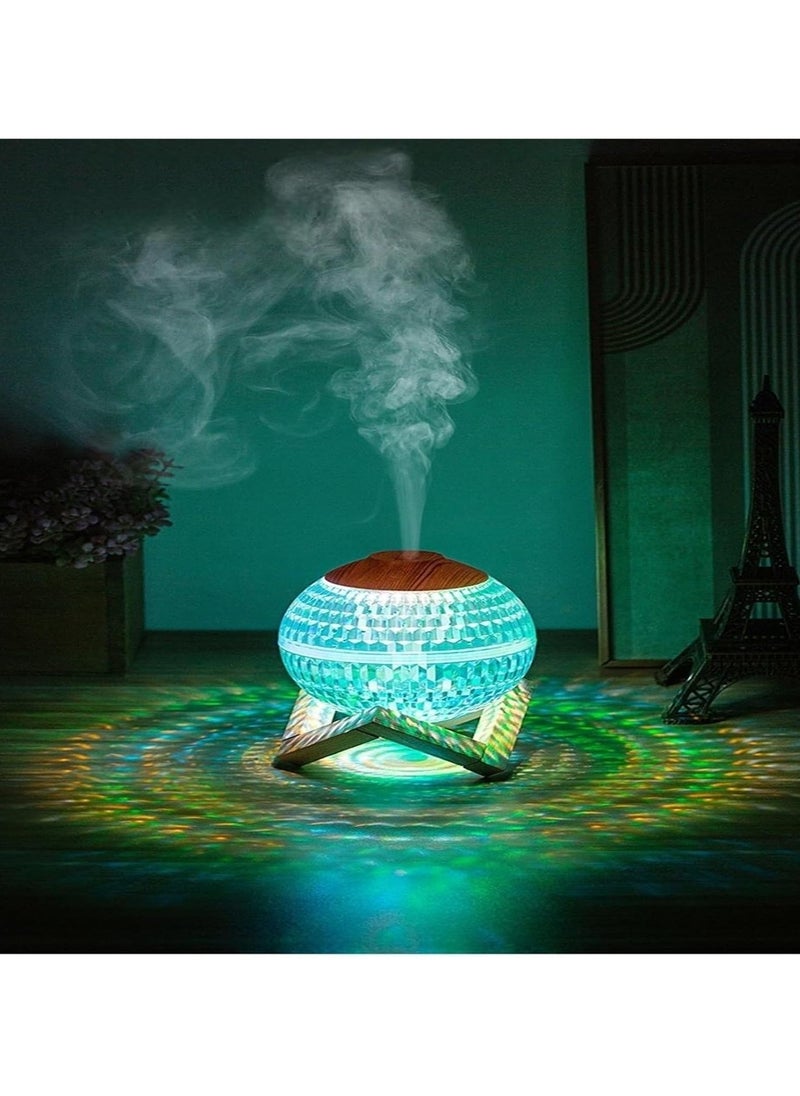 Crystal Ball Air Humidifier Usb Portable Fragrance Diffuser Colorful Led Light Ultrasonic Cool Mist Maker Aroma Humidifier