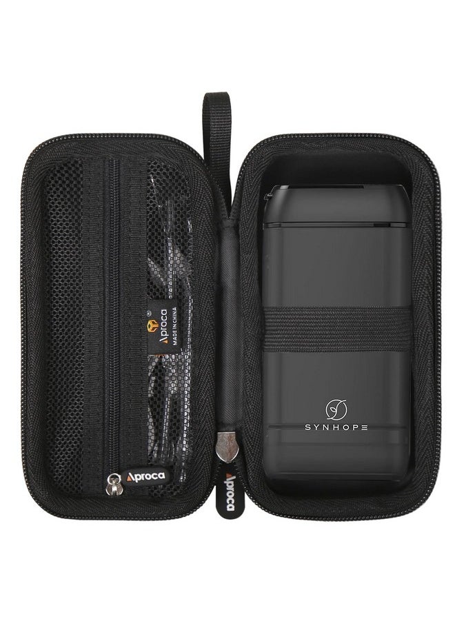 Black Hard Travel Storage Case, For Synhope Water Flosser [Mini Cordless Portable] Oral Irrigator Water Teeth Cleaner Pick