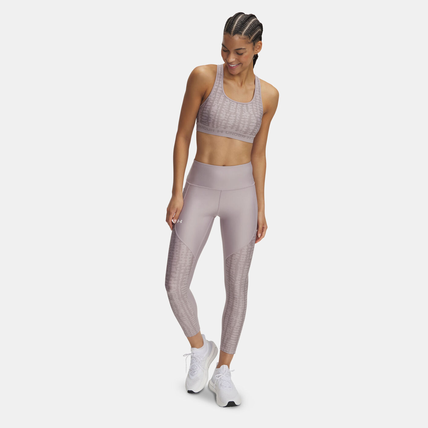 Women's UA Tech Printed Panel Ankle Leggings
