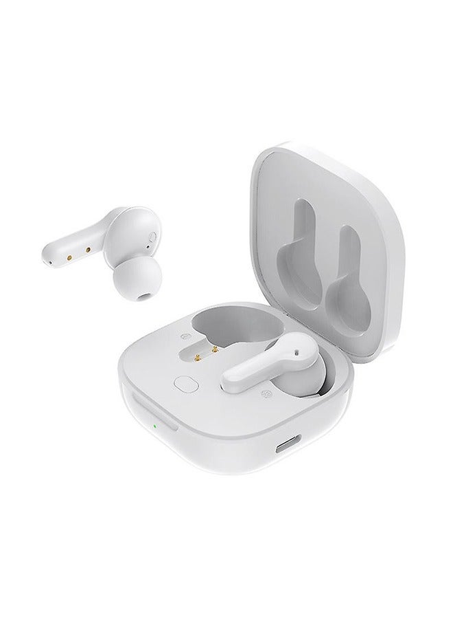 T13X TWS Wireless Earbuds With 5.3 Bluetooth,4 Microphones With ENC Noise Cancellation,Water Resistance,Touch Controls & Long Battery Life White